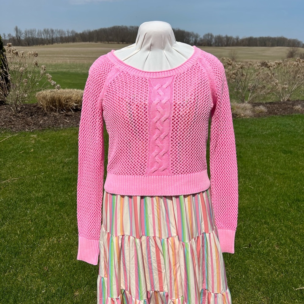 Hot Pink Aeropostale Beach Sweater